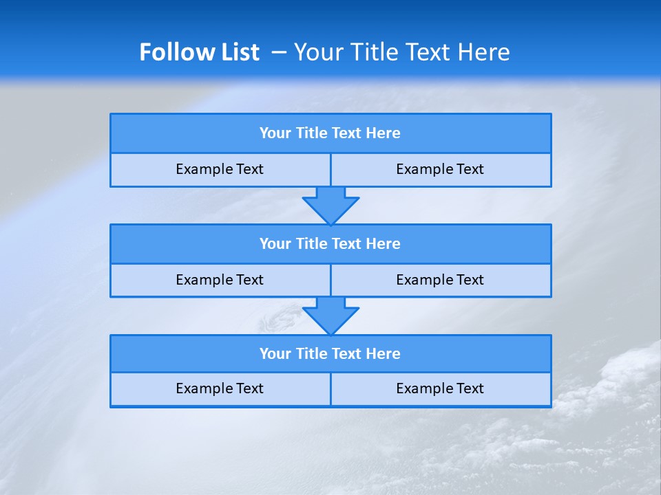 Tropical Space Monsoon PowerPoint Template