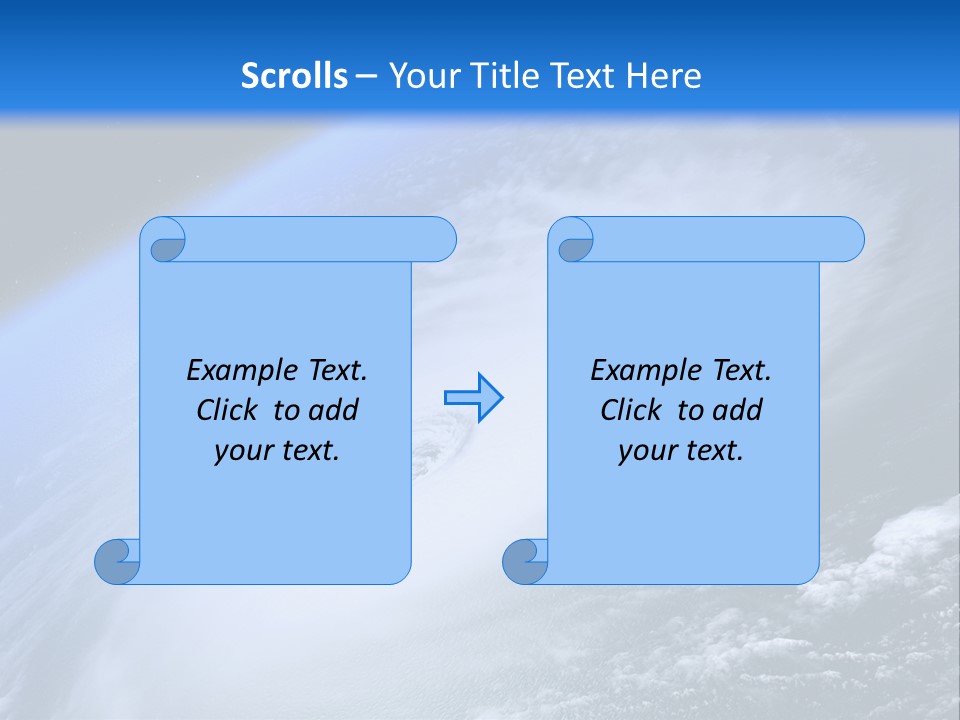 Tropical Space Monsoon PowerPoint Template