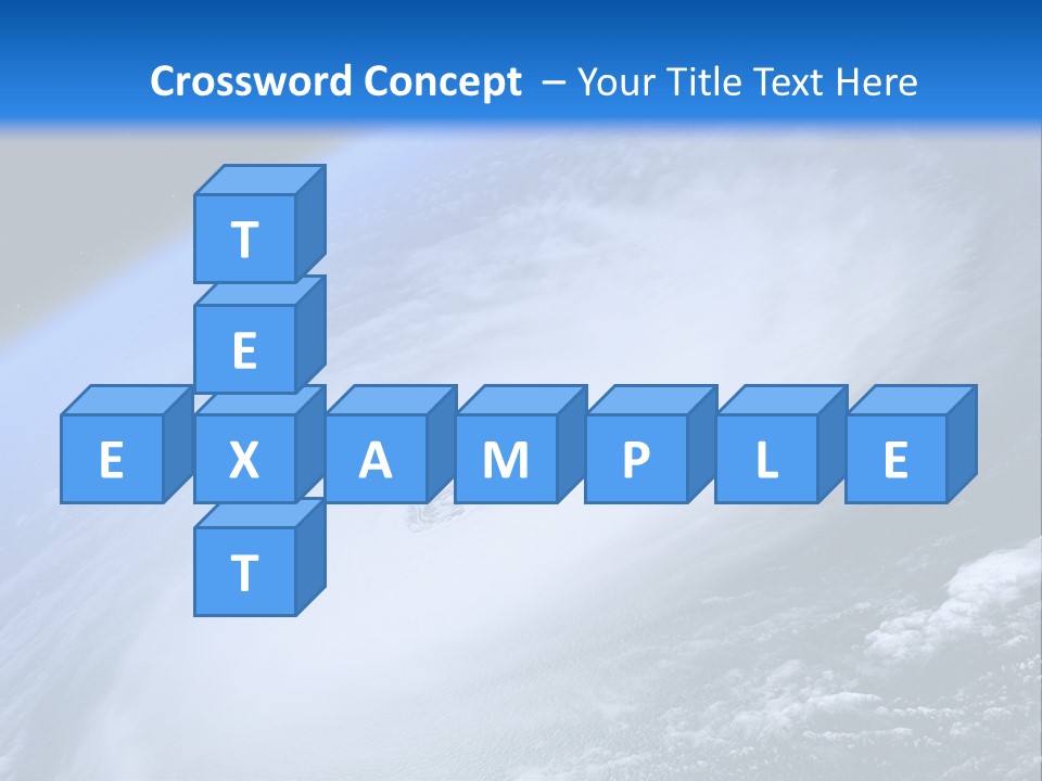 Tropical Space Monsoon PowerPoint Template