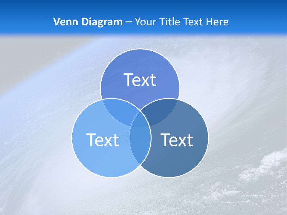 Tropical Space Monsoon PowerPoint Template