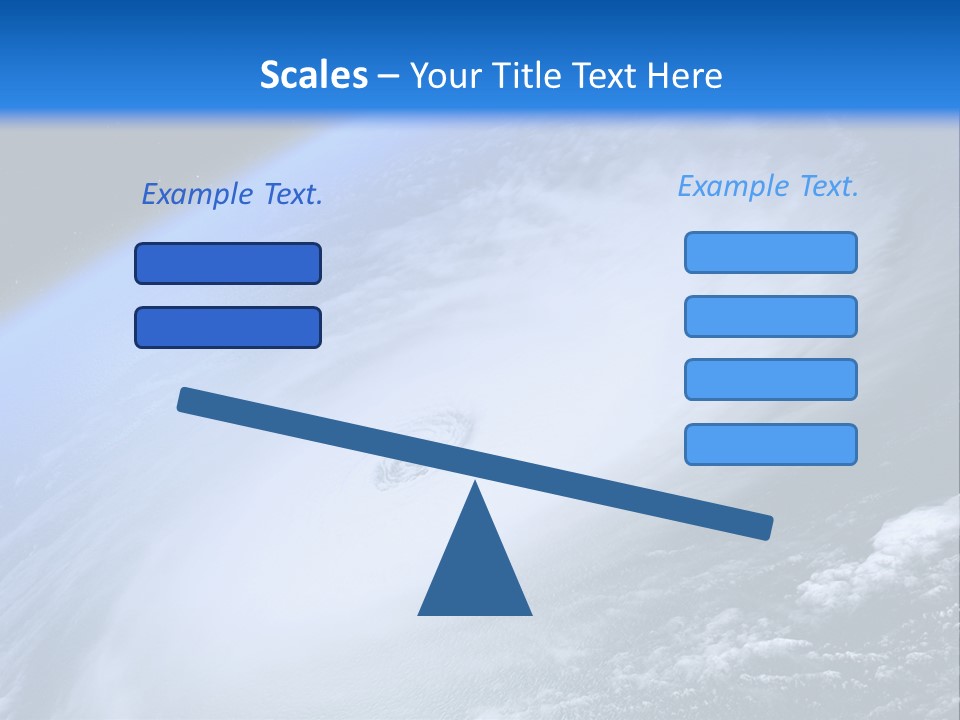 Tropical Space Monsoon PowerPoint Template