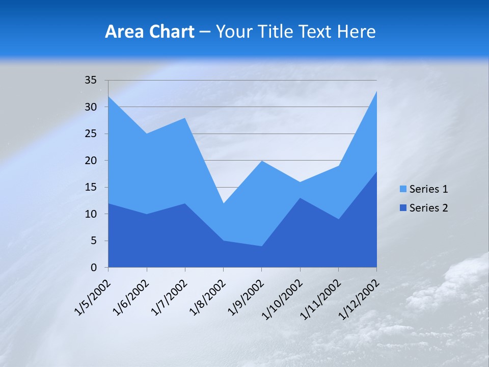 Tropical Space Monsoon PowerPoint Template