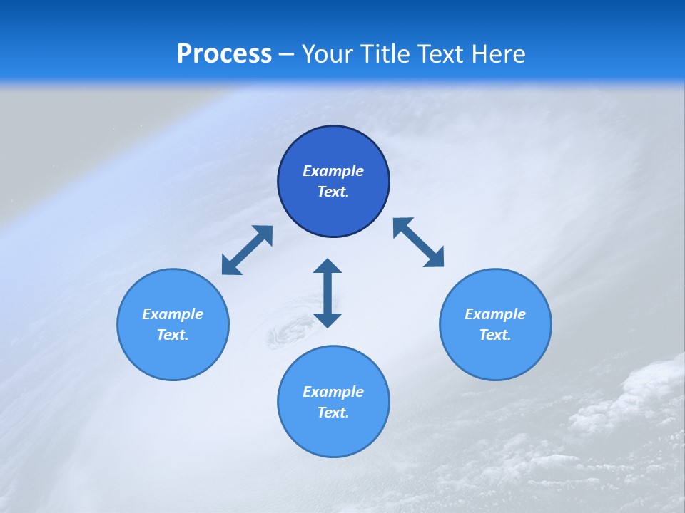 Tropical Space Monsoon PowerPoint Template