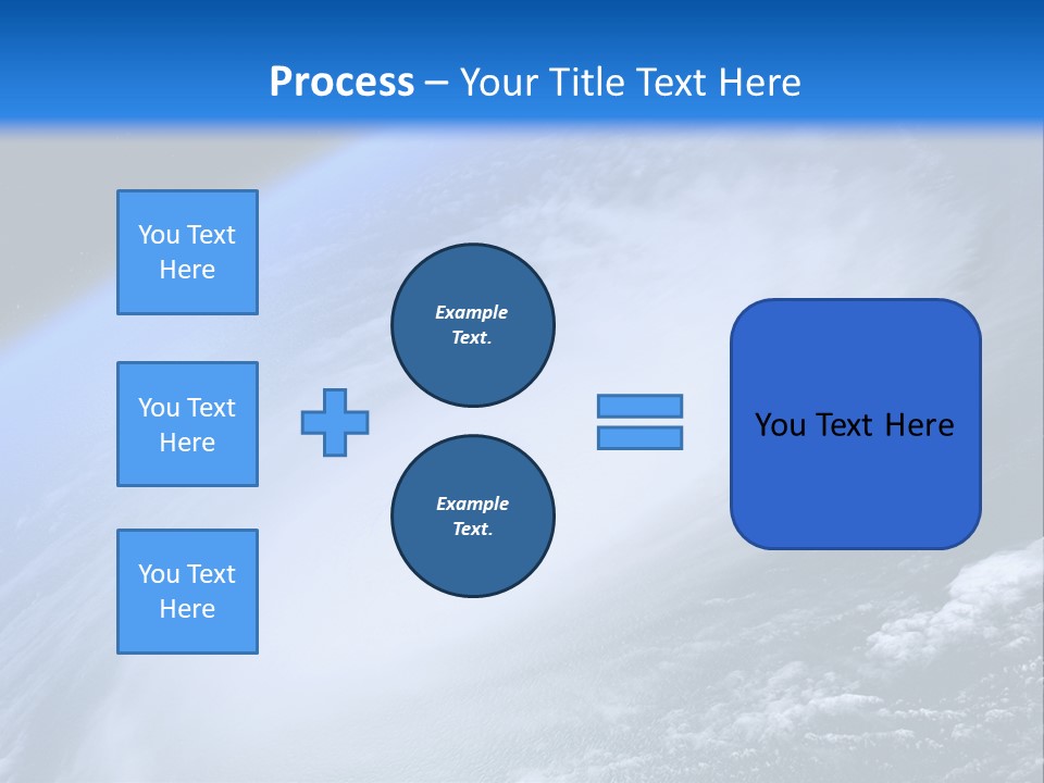 Tropical Space Monsoon PowerPoint Template