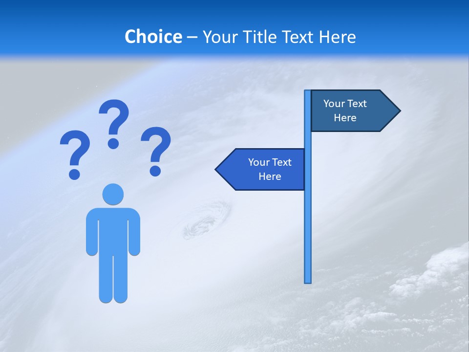 Tropical Space Monsoon PowerPoint Template