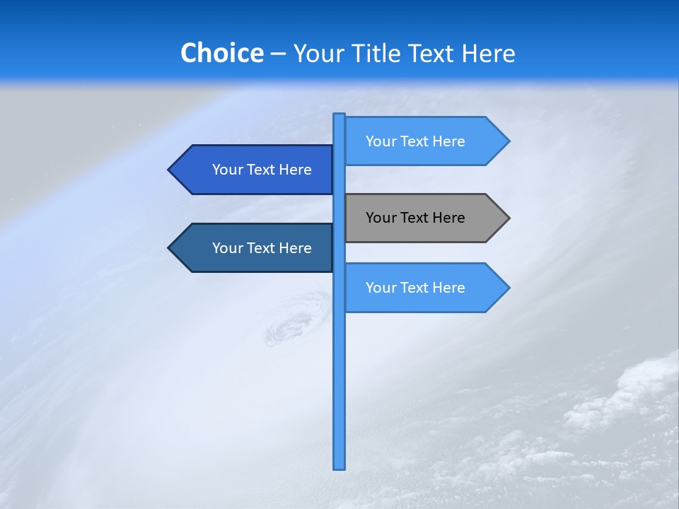 Tropical Space Monsoon PowerPoint Template