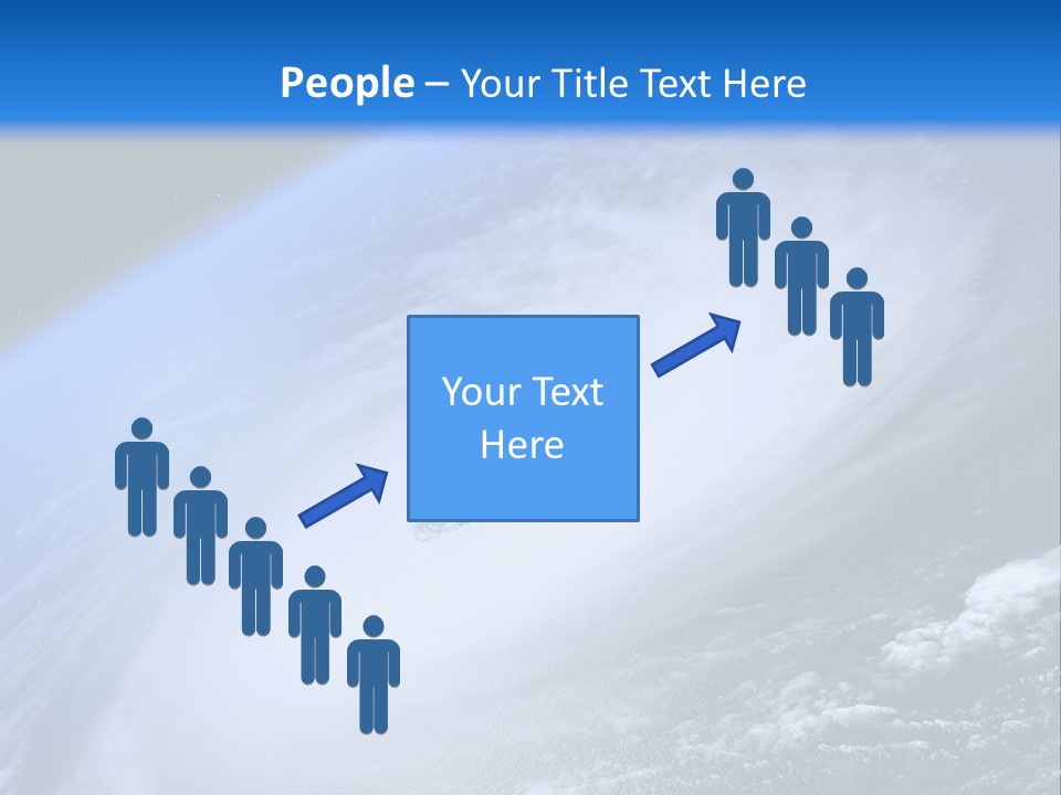 Tropical Space Monsoon PowerPoint Template