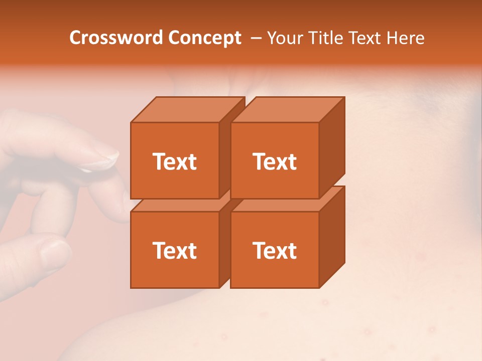 Torso Unwell Caucasian PowerPoint Template