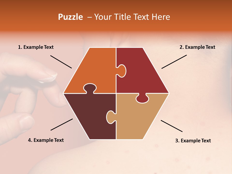 Torso Unwell Caucasian PowerPoint Template