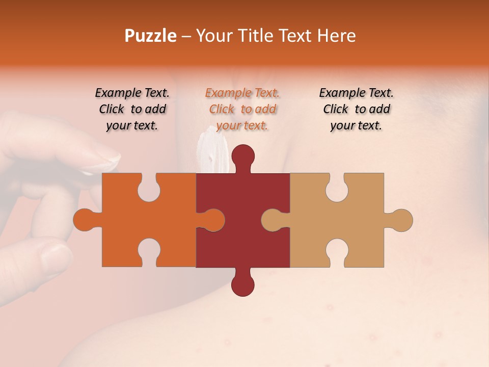 Torso Unwell Caucasian PowerPoint Template