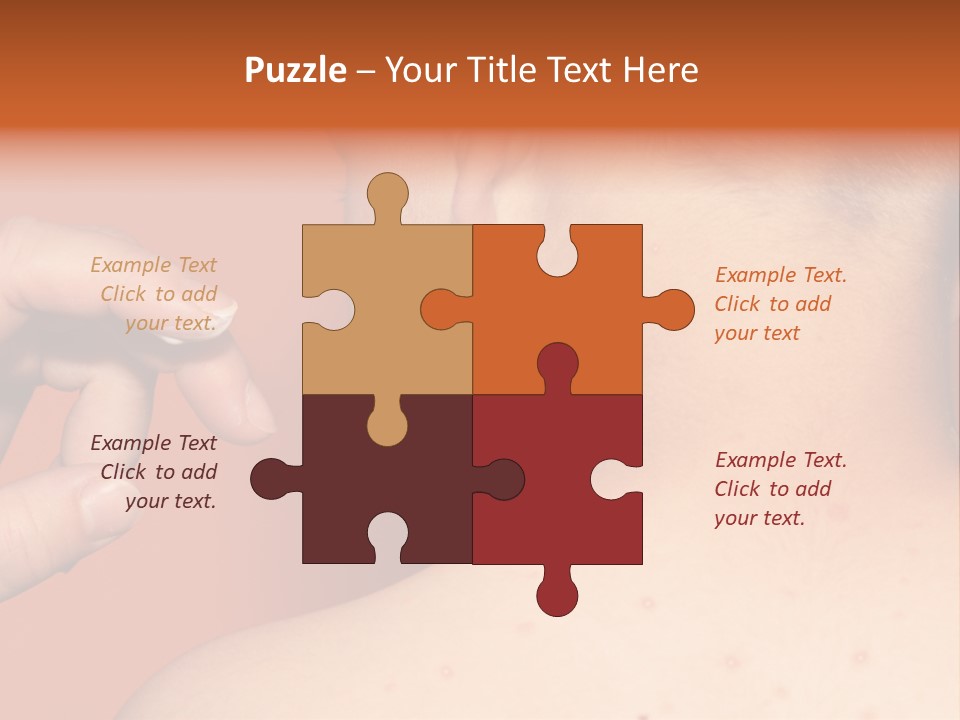 Torso Unwell Caucasian PowerPoint Template