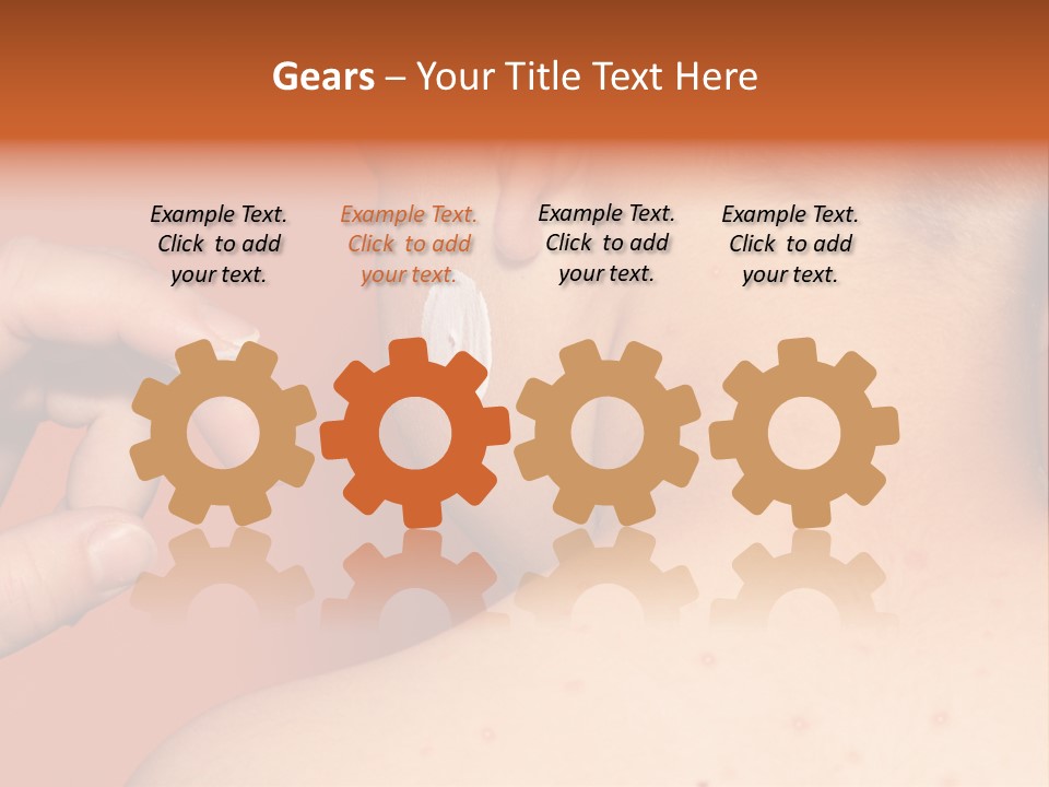 Torso Unwell Caucasian PowerPoint Template