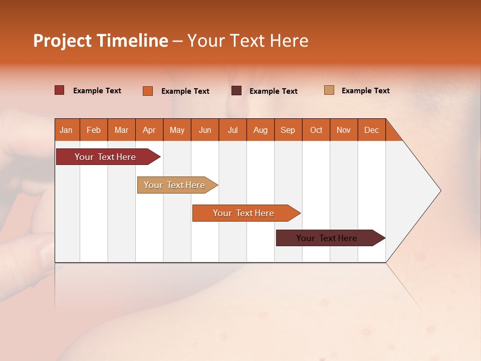 Torso Unwell Caucasian PowerPoint Template