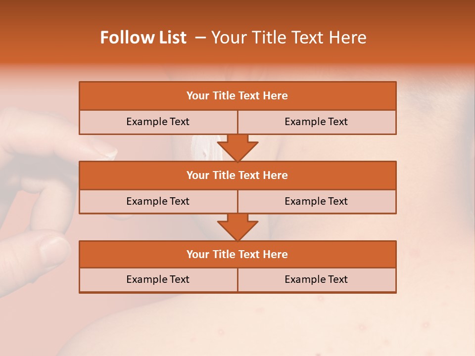 Torso Unwell Caucasian PowerPoint Template