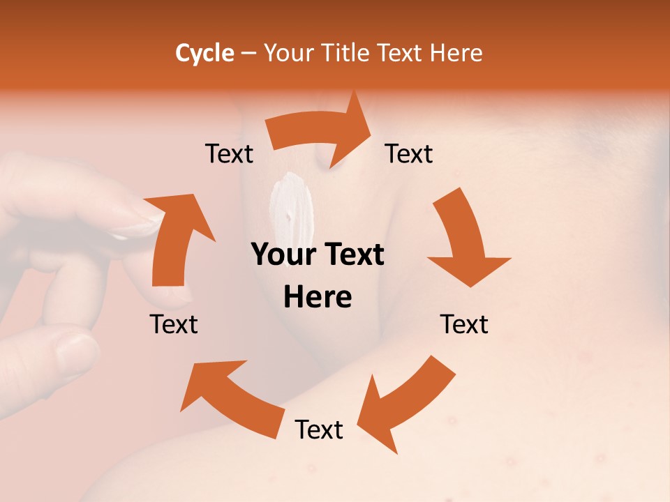 Torso Unwell Caucasian PowerPoint Template