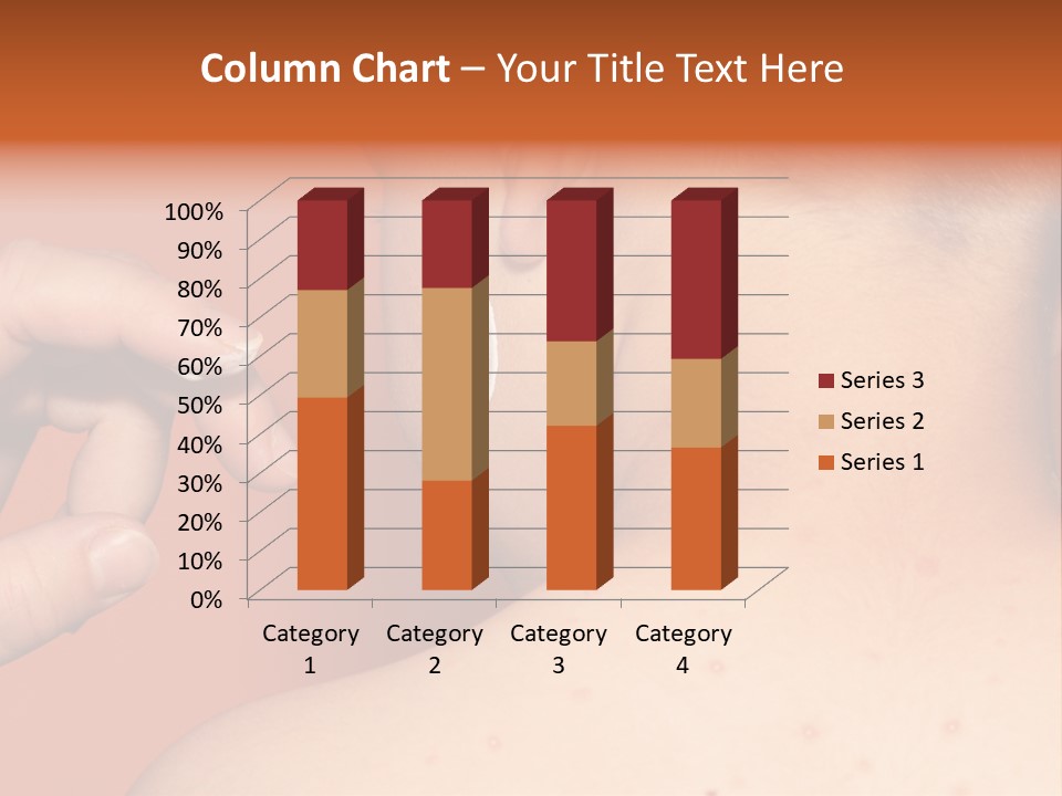 Torso Unwell Caucasian PowerPoint Template