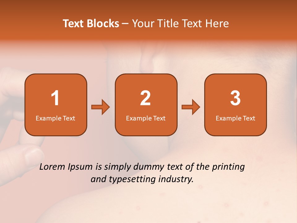 Torso Unwell Caucasian PowerPoint Template