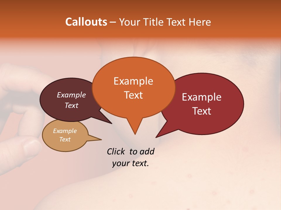 Torso Unwell Caucasian PowerPoint Template