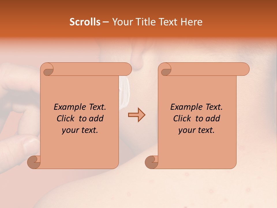 Torso Unwell Caucasian PowerPoint Template