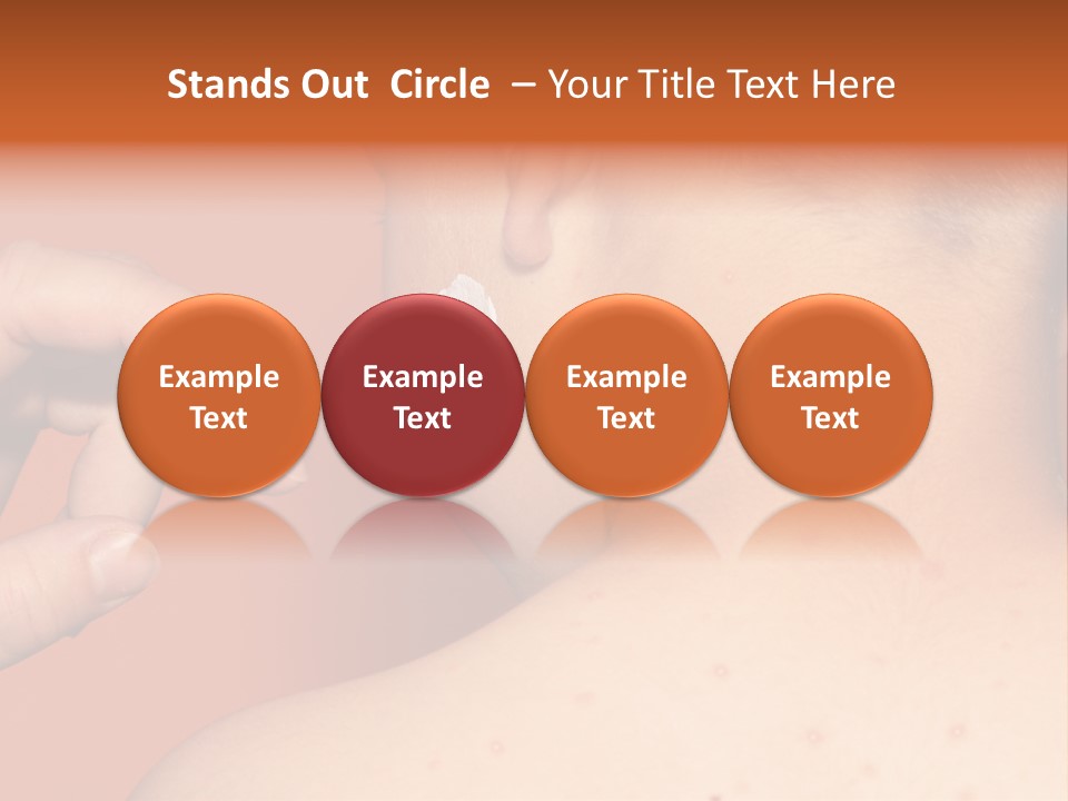 Torso Unwell Caucasian PowerPoint Template