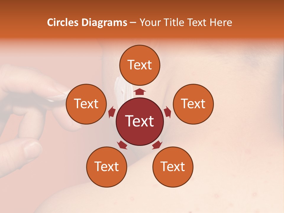 Torso Unwell Caucasian PowerPoint Template