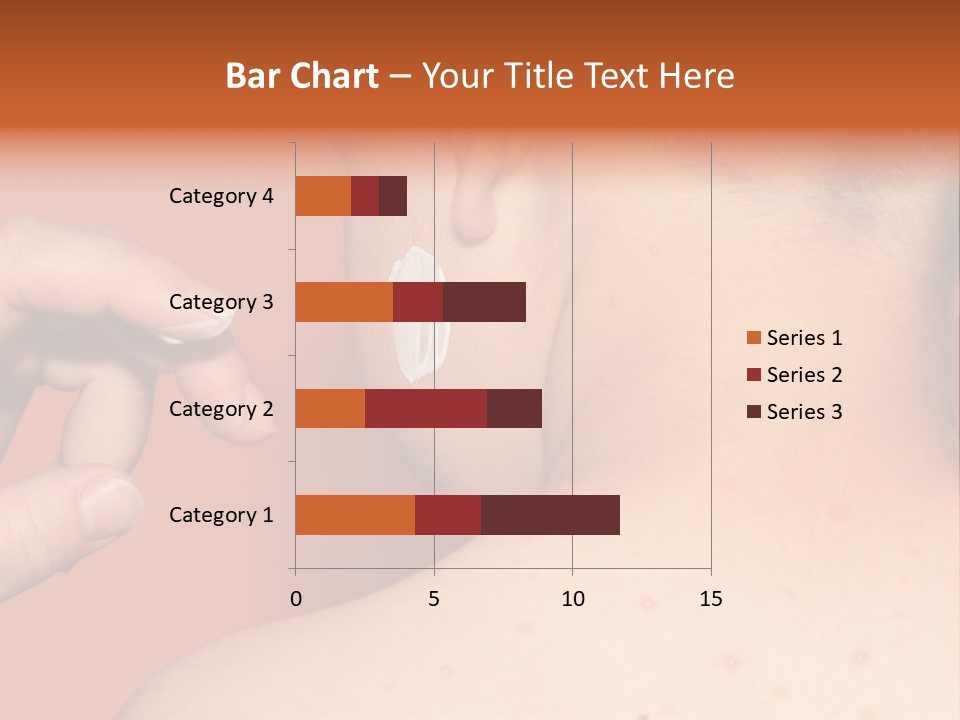 Torso Unwell Caucasian PowerPoint Template