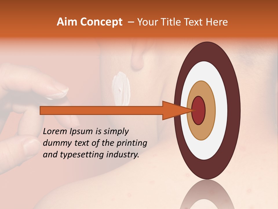 Torso Unwell Caucasian PowerPoint Template