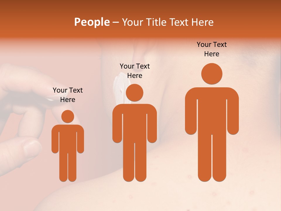 Torso Unwell Caucasian PowerPoint Template