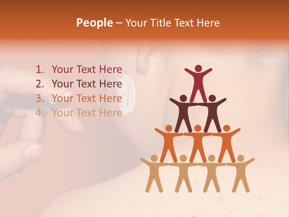 Torso Unwell Caucasian PowerPoint Template