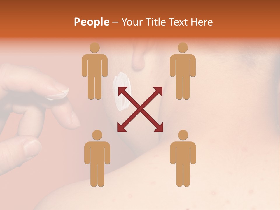 Torso Unwell Caucasian PowerPoint Template