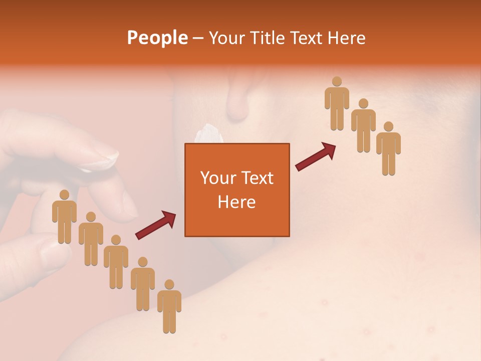 Torso Unwell Caucasian PowerPoint Template