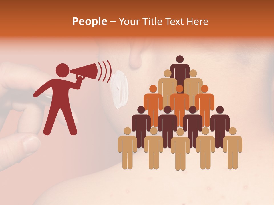 Torso Unwell Caucasian PowerPoint Template