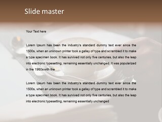 Aromatic Male Cafeteria PowerPoint Template