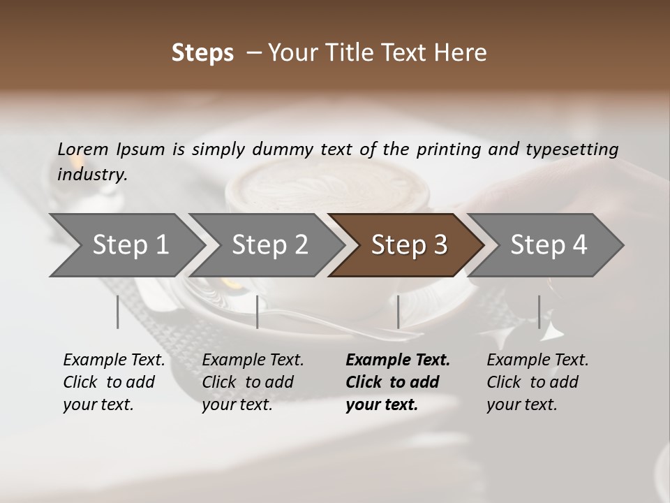 Aromatic Male Cafeteria PowerPoint Template
