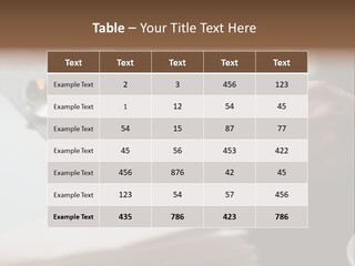 Aromatic Male Cafeteria PowerPoint Template