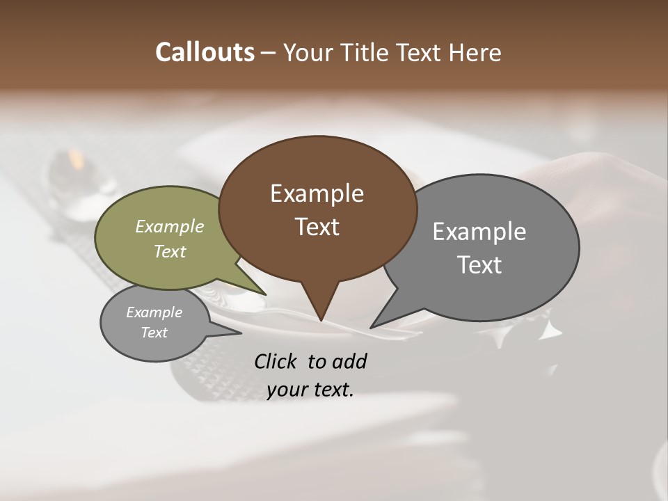 Aromatic Male Cafeteria PowerPoint Template