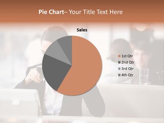 Female Businesswoman Candid PowerPoint Template