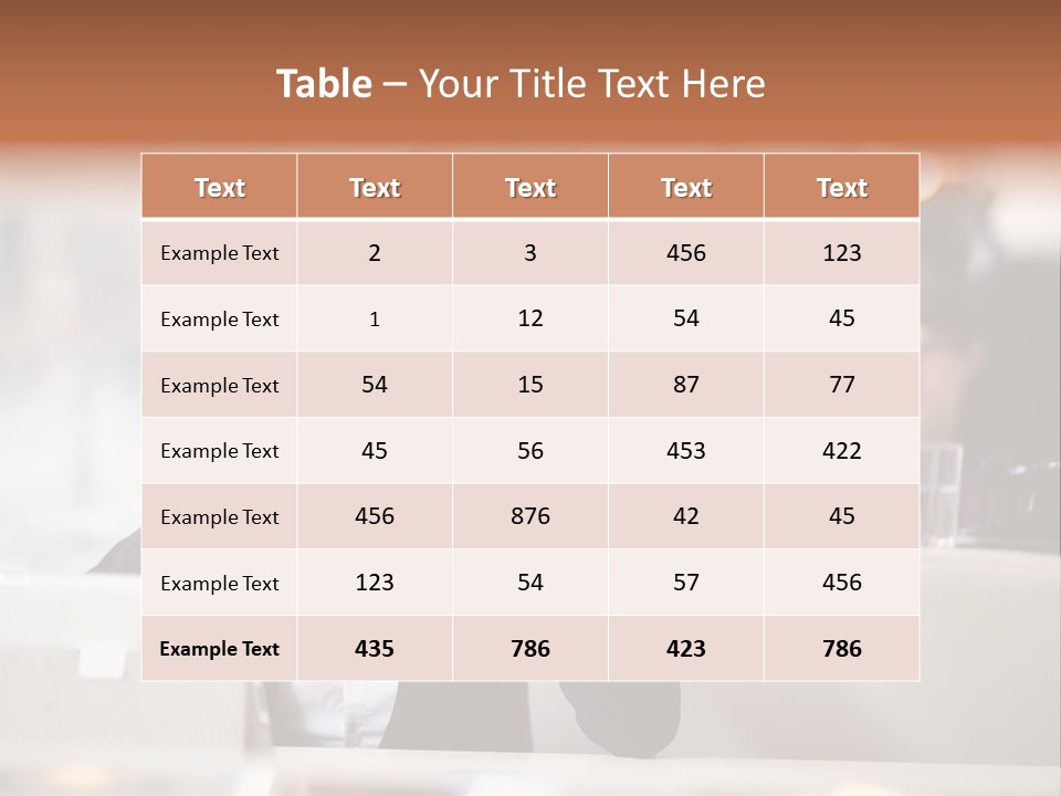 Female Businesswoman Candid PowerPoint Template