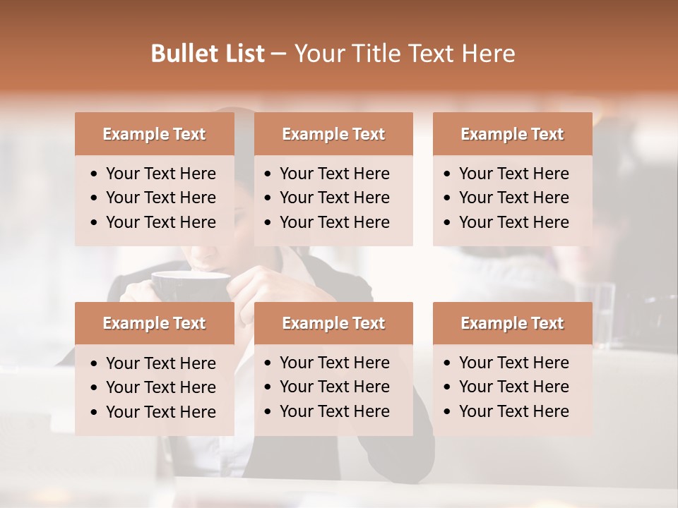 Female Businesswoman Candid PowerPoint Template