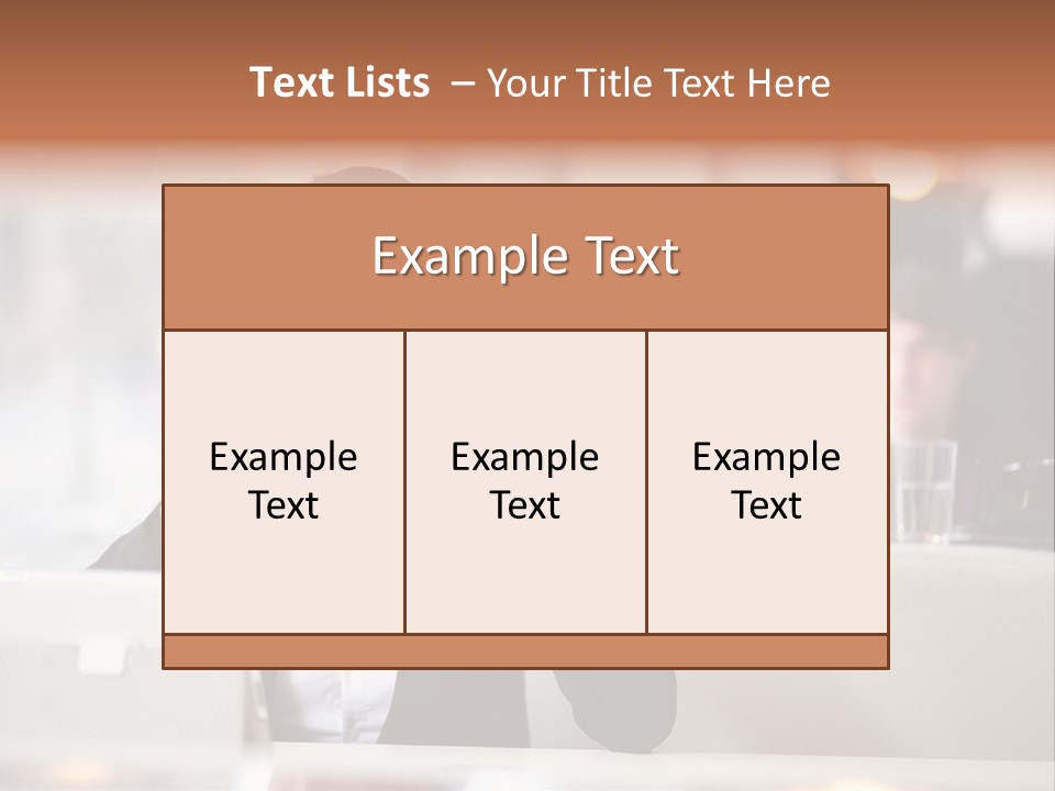 Female Businesswoman Candid PowerPoint Template