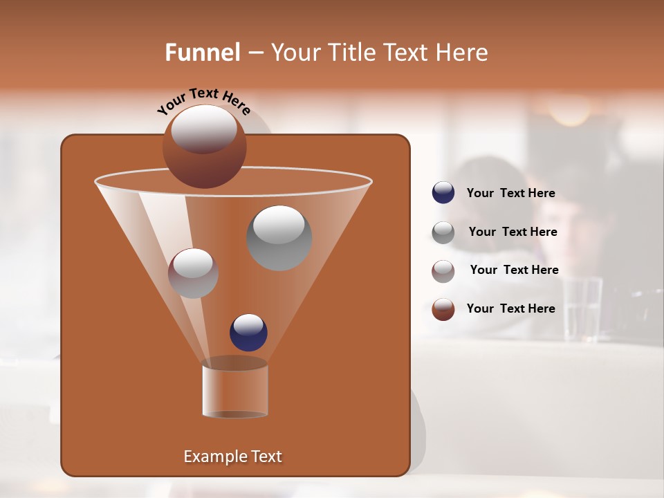 Female Businesswoman Candid PowerPoint Template