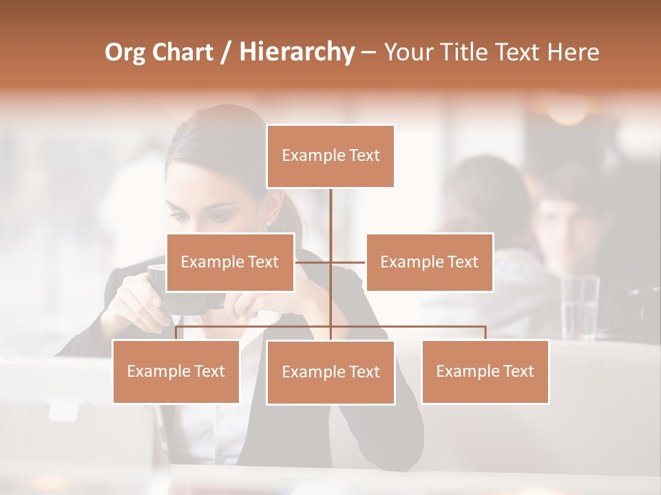 Female Businesswoman Candid PowerPoint Template