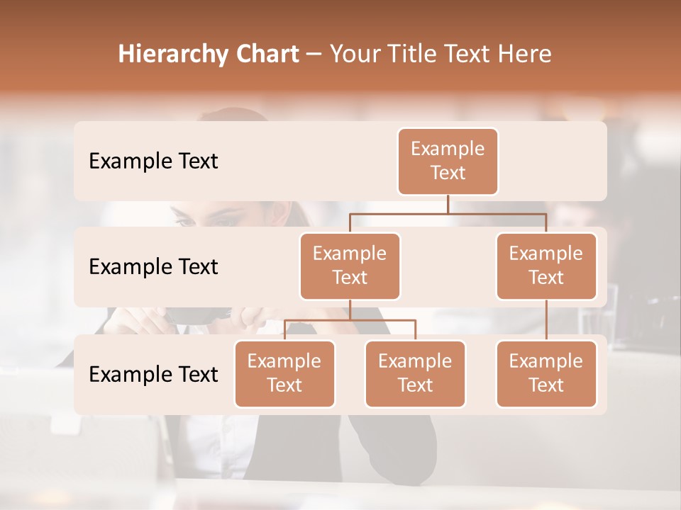 Female Businesswoman Candid PowerPoint Template