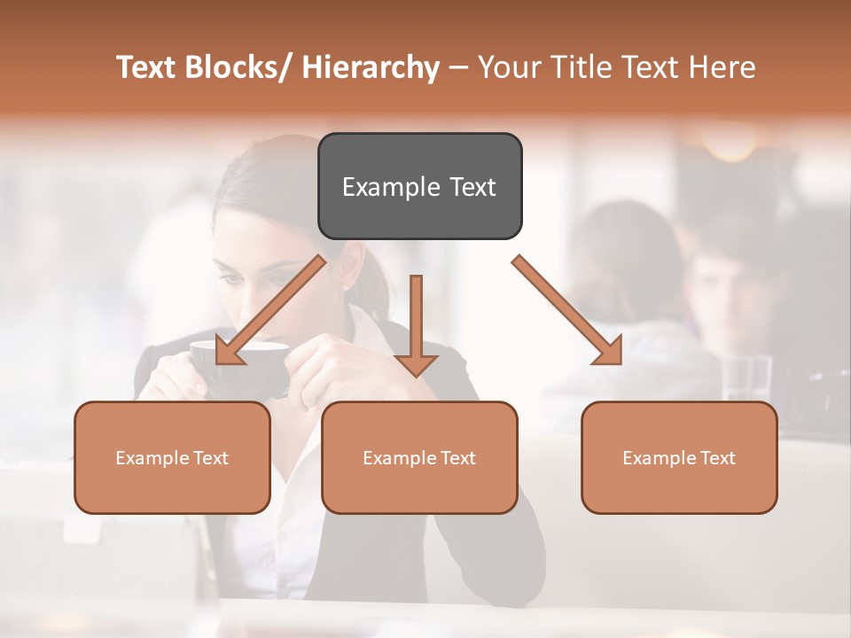 Female Businesswoman Candid PowerPoint Template