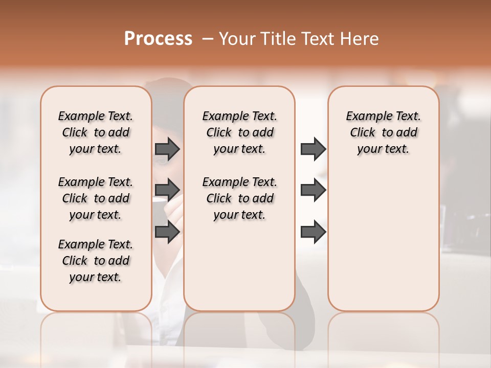 Female Businesswoman Candid PowerPoint Template