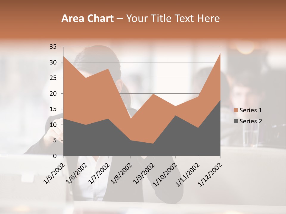 Female Businesswoman Candid PowerPoint Template