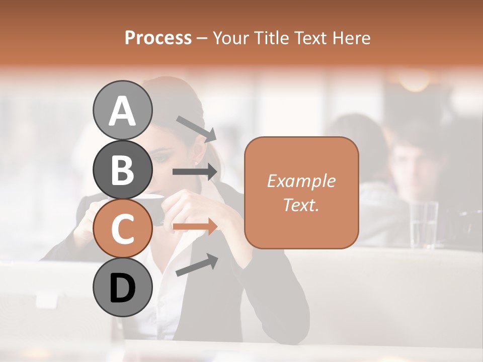 Female Businesswoman Candid PowerPoint Template