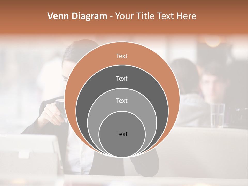 Female Businesswoman Candid PowerPoint Template