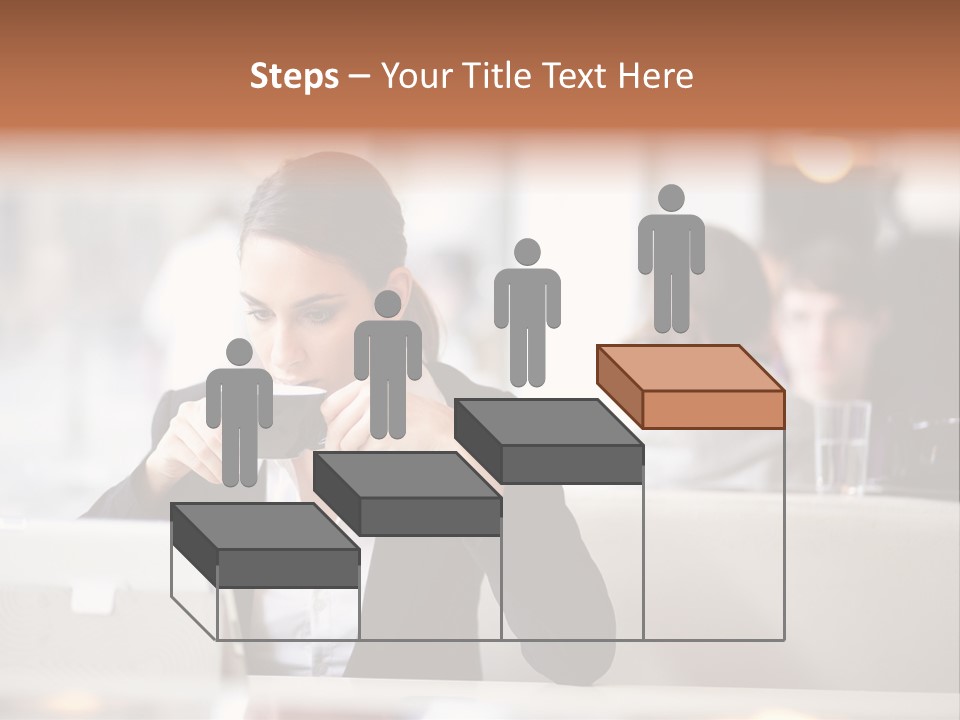 Female Businesswoman Candid PowerPoint Template