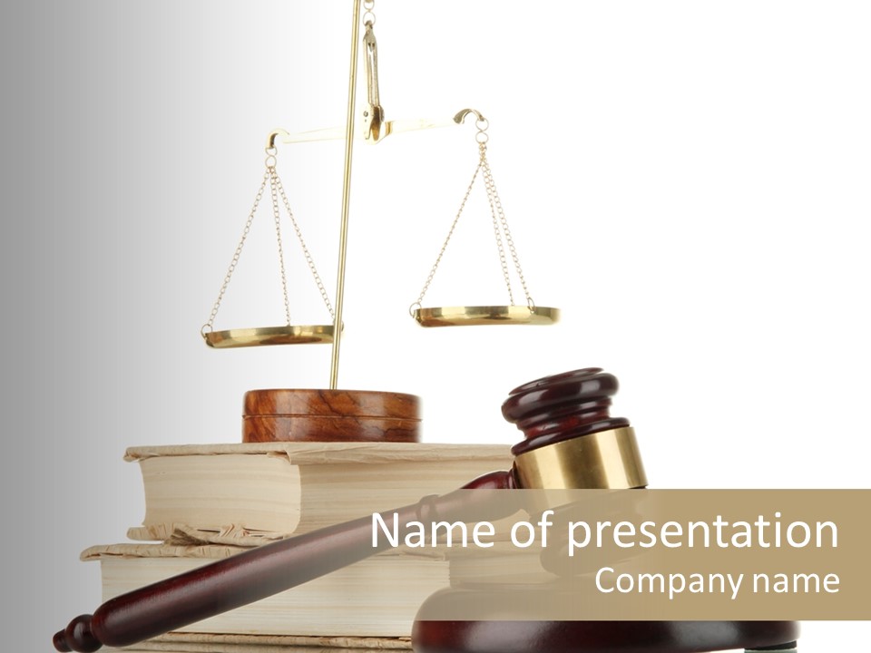 Legality Jurisdiction Defendant PowerPoint Template